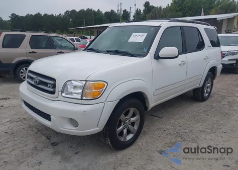 2004 Toyota Sequoia Limited V8 из США, поврежденный, VIN 5TDBT48A54S224212